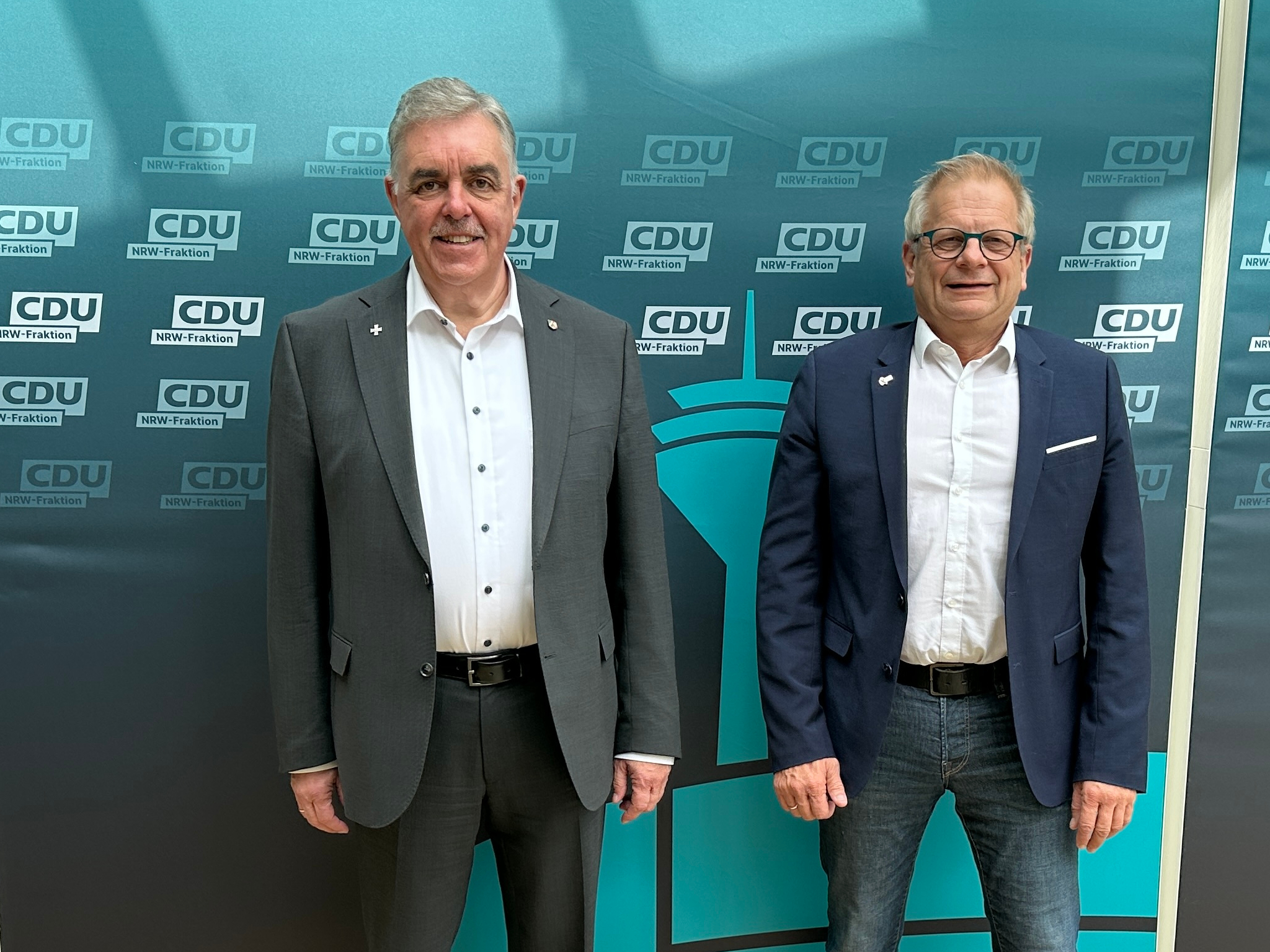 Bernd Krckel MdL und Thomas Schnelle MdL. Foto: Gemeinschaftsbro Krckel MdL/Schnelle MdL