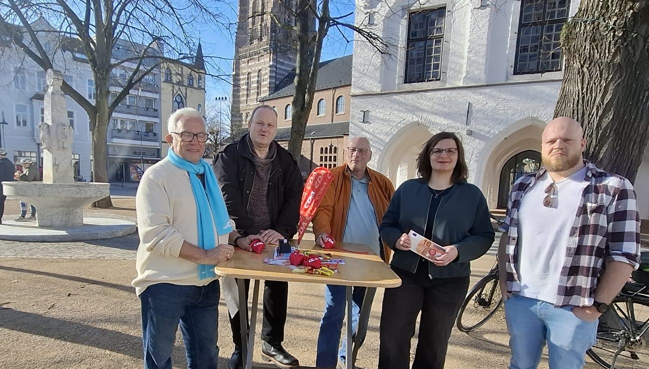 Am 27. Februar war Equal Pay Day. Auch der CDA-Kreisverband machte mit. �Foto: Dietmar Lux