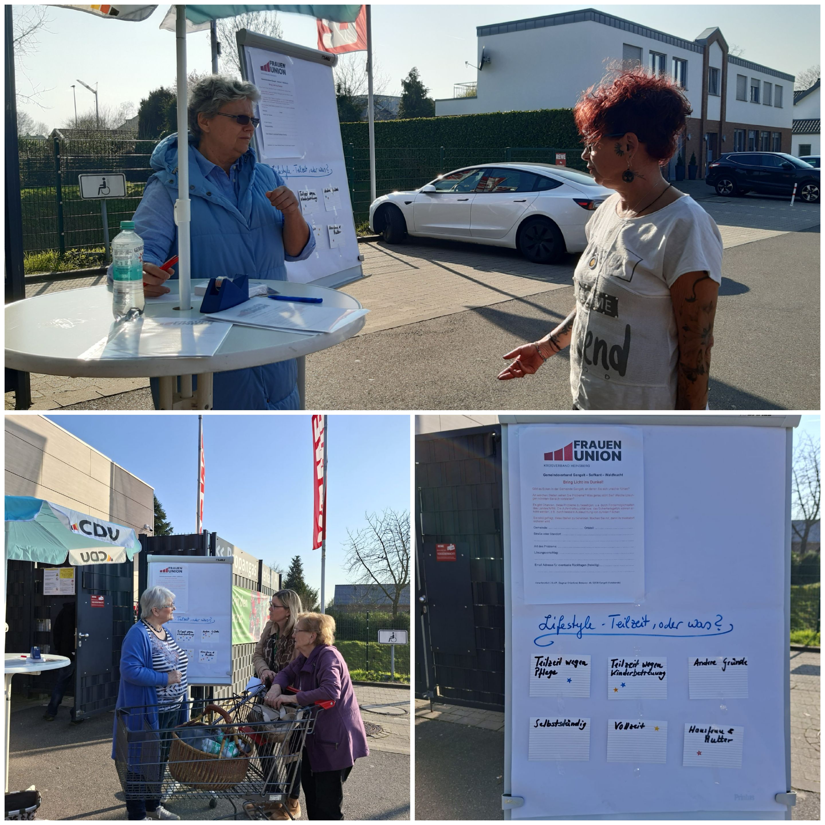 �ber diese beiden Themen gelang es, Gespr�che mit zahlreichen Frauen zu f�hren. �Foto: FU GaSeWa