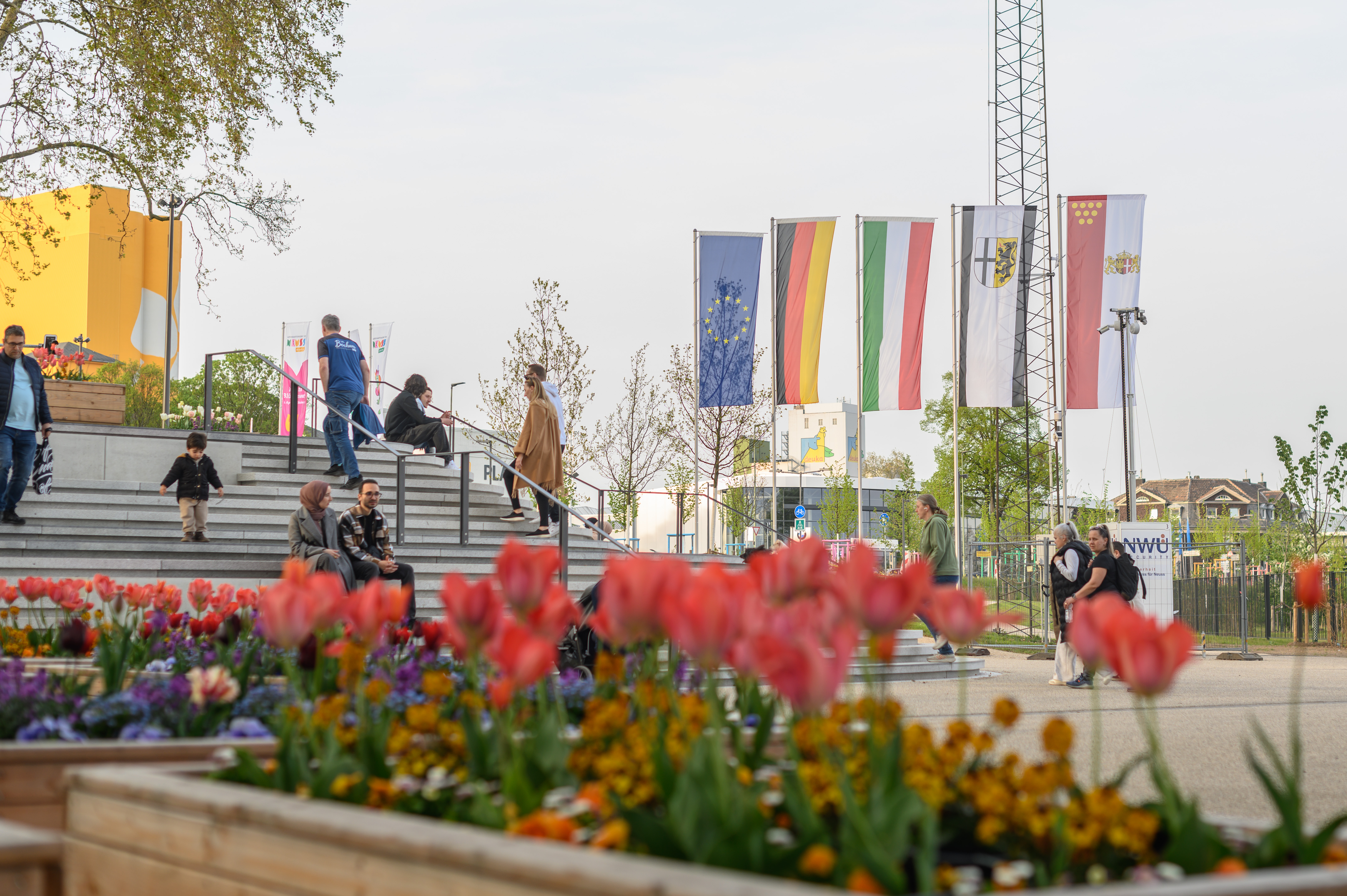 Landesgartenschau Neuss 2026: Haupteingang West. (c) Markus van Offern